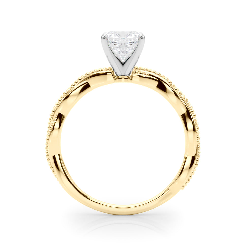 Twisted Design Engagement Ring