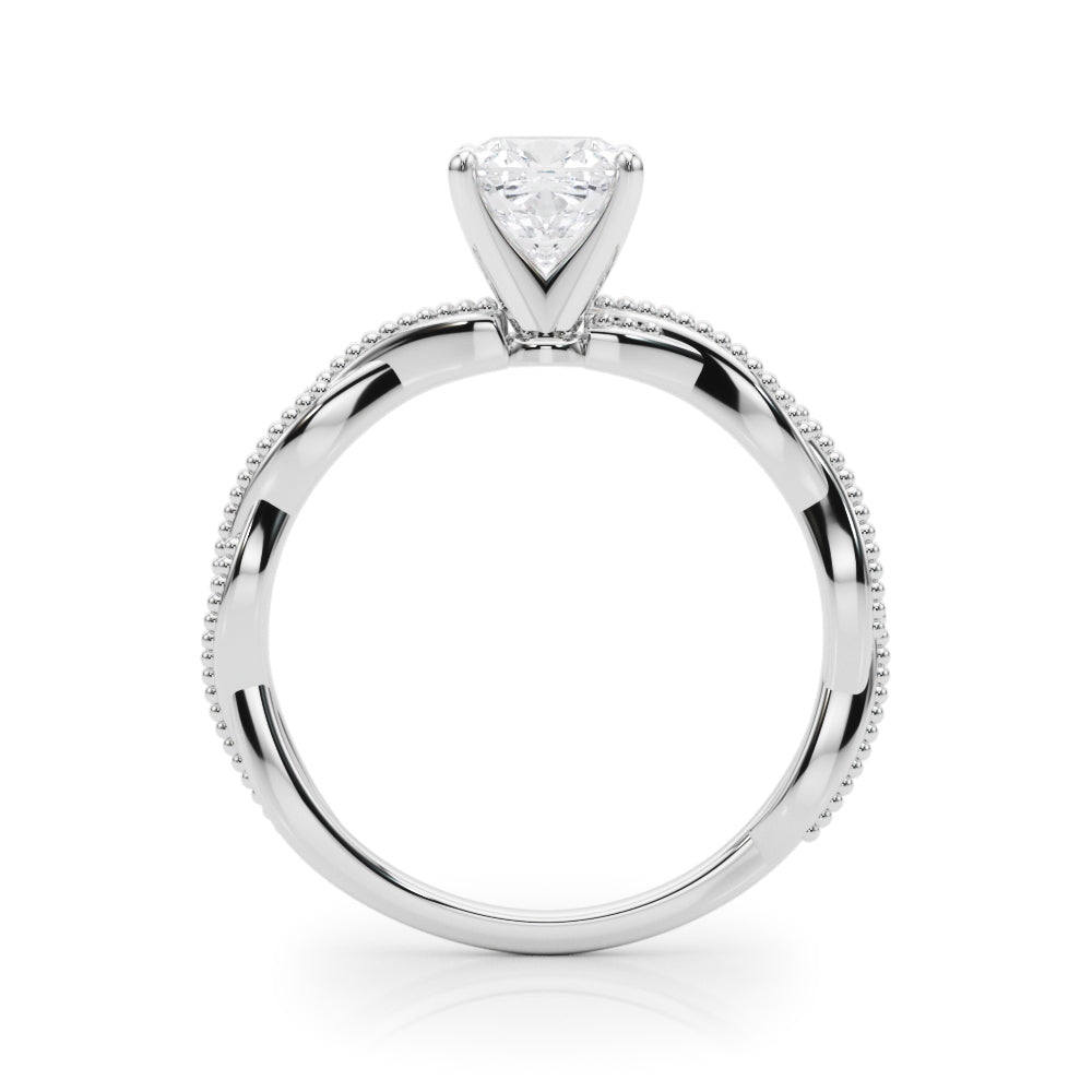 Twisted Design Engagement Ring