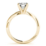 Load image into Gallery viewer, Twisted Shank Round Diamond Solitaire Engagement Ring
