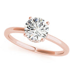 Load image into Gallery viewer, Hidden Halo Solitaire Engagement Ring
