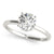 Hidden Halo Solitaire Engagement Ring