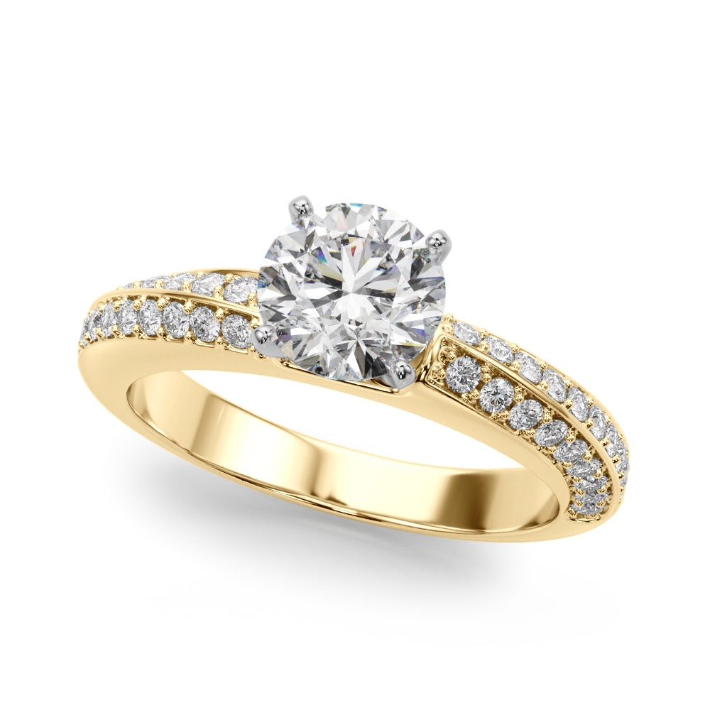 Classic Pave Remount Engagement Ring