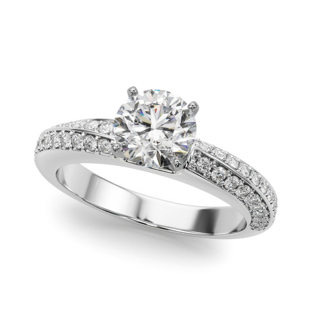 Classic Pave Remount Engagement Ring