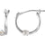 Cubic Zirconia Youth Hoop Earrings