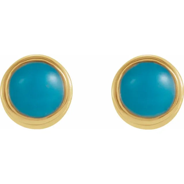 Natural Turquoise Earrings For Women