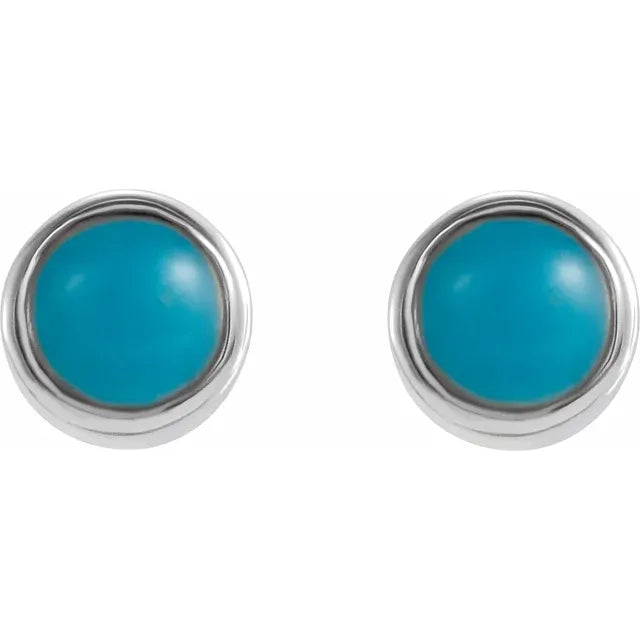 Natural Turquoise Earrings For Women