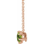 Load image into Gallery viewer, Timeless and Fancy August Birthstone Necklace
