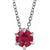 Unique Jewelry For Gifting: Sterling Silver Ruby Necklace
