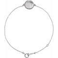 Timelessly Elegant Engravable Beaded Bracelet