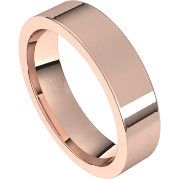 Flat Comfort Fit Wedding Band