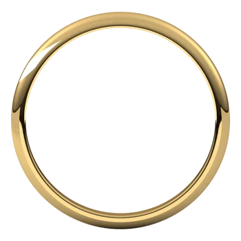 Half Round Classic Wedding Band For Women