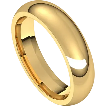 Half Round Men’s Classic Wedding Band