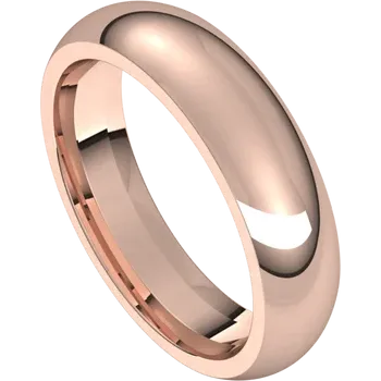 Half Round Men’s Classic Wedding Band