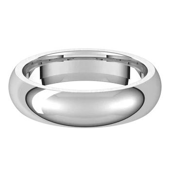 Half Round Men’s Classic Wedding Band