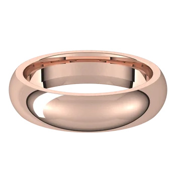 Half Round Men’s Classic Wedding Band