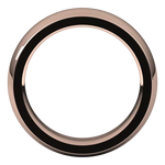 Load image into Gallery viewer, Half Round Wedding Band With A Comfort Fit
