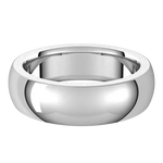 Load image into Gallery viewer, Half Round Wedding Band With A Comfort Fit
