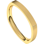 Load image into Gallery viewer, Square Mens Classic Wedding Band
