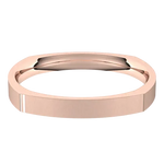 Load image into Gallery viewer, Square Mens Classic Wedding Band
