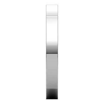 Square Mens Classic Wedding Band