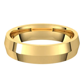 Knife Edge Men’s Wedding Band