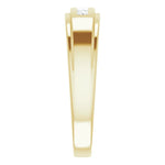Load image into Gallery viewer, 5 Stone Square Diamond Band For Men
