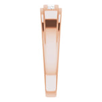 Load image into Gallery viewer, 5 Stone Square Diamond Band For Men
