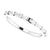 Straight Baguette Gold Anniversary Band For Her