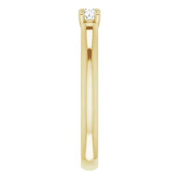Three Stone Diamond Anniversary Band For Her