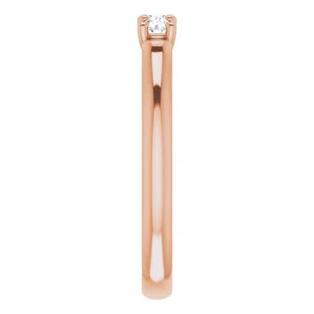 Three Stone Diamond Anniversary Band For Her