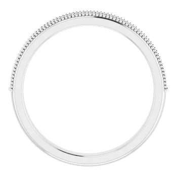 Milgrain Diamond Anniversary Band For Her