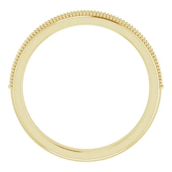 Milgrain Diamond Anniversary Band For Her