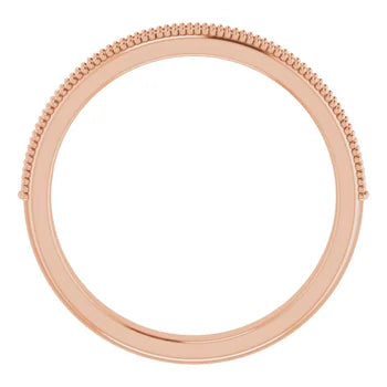 Milgrain Diamond Anniversary Band For Her