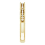 Load image into Gallery viewer, Milgrain Diamond Anniversary Band For Her
