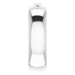 Load image into Gallery viewer, Three Stone Diamond Wedding Band For Men
