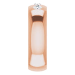 Load image into Gallery viewer, Three Stone Diamond Wedding Band For Men
