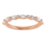 Load image into Gallery viewer, Marquise Diamond Anniversary Band for Women
