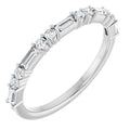 Baguette Diamond Anniversary Band For Her