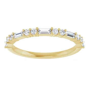 Baguette Diamond Anniversary Band For Her