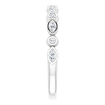 Load image into Gallery viewer, Marquise Diamond Women’s Anniversary Band
