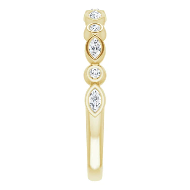 Marquise Diamond Women’s Anniversary Band