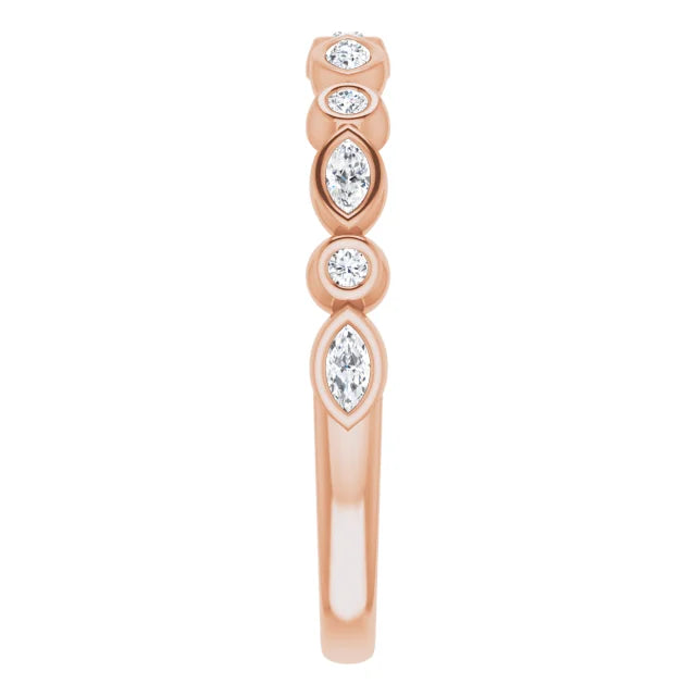 Marquise Diamond Women’s Anniversary Band