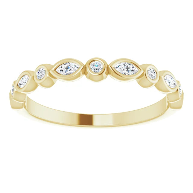 Marquise Diamond Women’s Anniversary Band