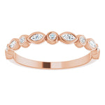 Load image into Gallery viewer, Marquise Diamond Women’s Anniversary Band
