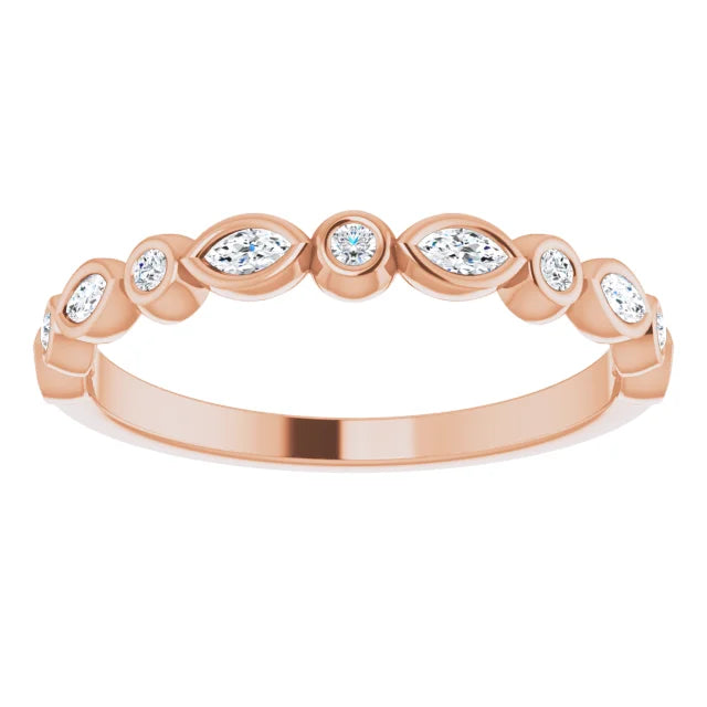 Marquise Diamond Women’s Anniversary Band