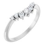 Load image into Gallery viewer, Contour Natural Diamond Wedding Band
