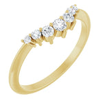 Load image into Gallery viewer, Contour Natural Diamond Wedding Band
