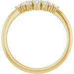 Load image into Gallery viewer, Contour Natural Diamond Wedding Band

