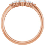 Load image into Gallery viewer, Contour Natural Diamond Wedding Band
