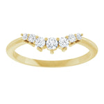 Load image into Gallery viewer, Contour Natural Diamond Wedding Band
